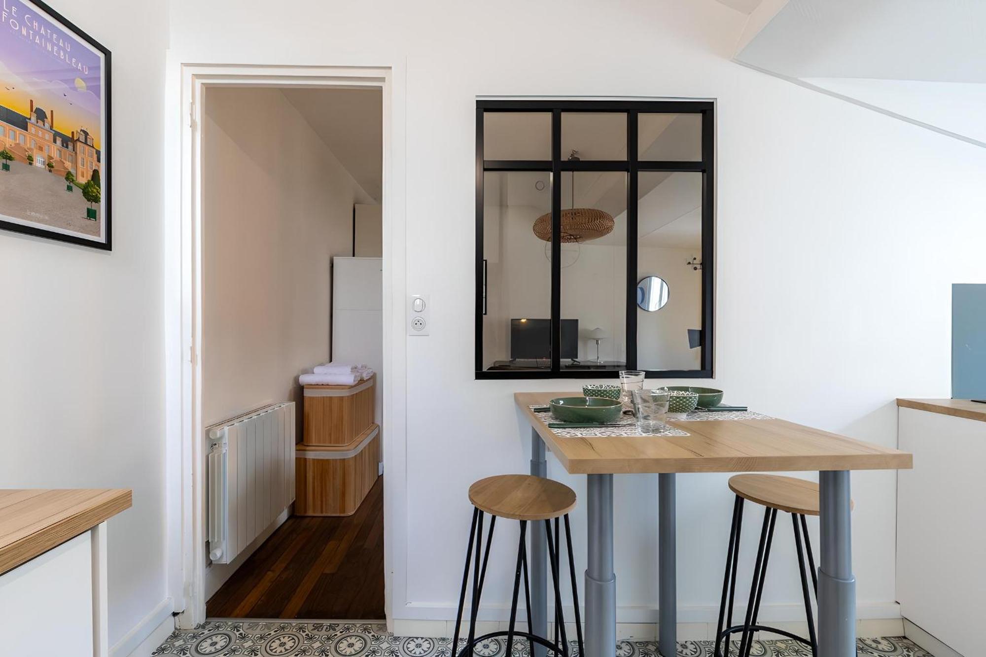 La Parenthese Sous Les Toits Apartment Fontainebleau Luaran gambar